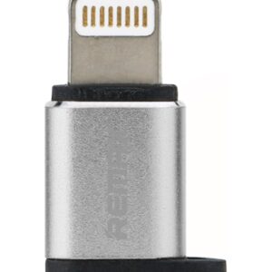 Adaptador Micro USB / Lightning Plateado