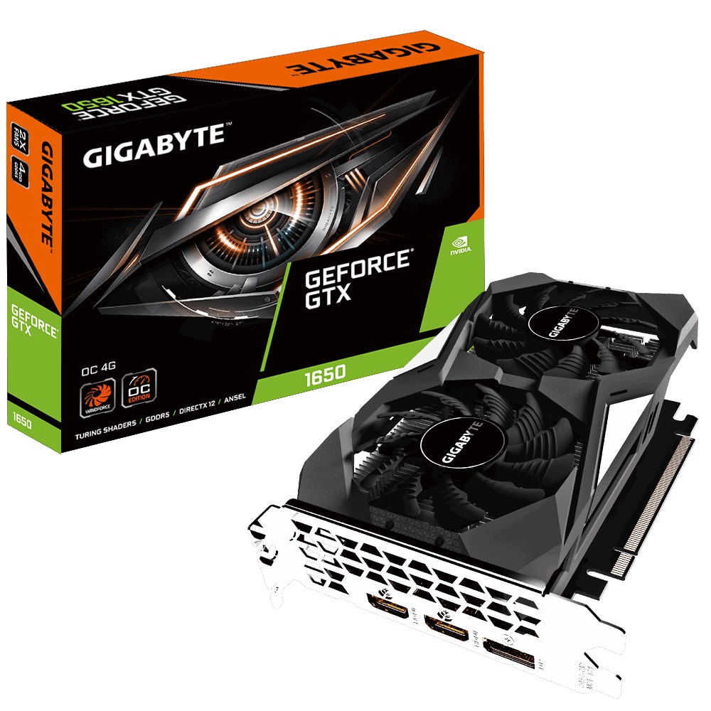 Gigabyte GeForce GTX1650 4Gb OC GDDR5