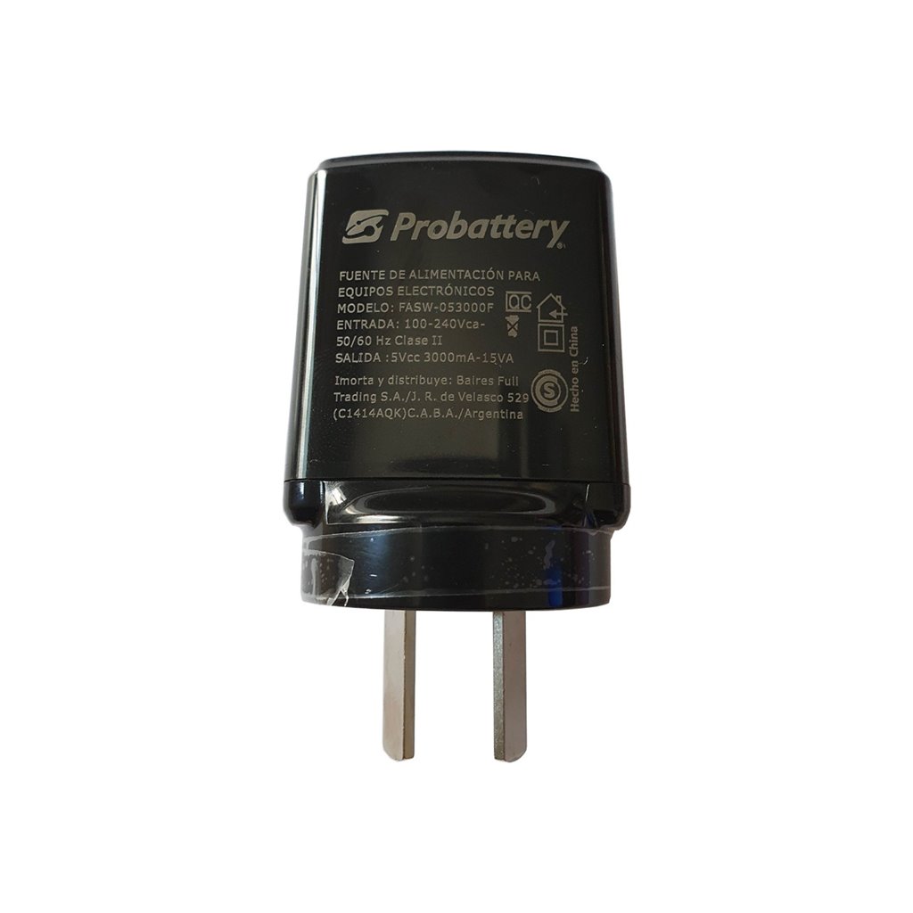 Cargador USB Switching Probattery FASW-053000F