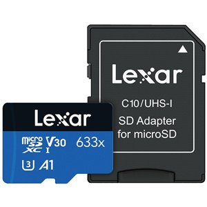 Memoria Micro SD Lexar 633X 256Gb Clase 10 - Compulider