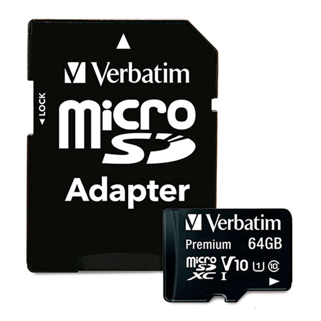 Memoria Micro SD Verbatim 64Gb Clase 10