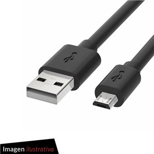 Cable USB-A a Micro USB 1.8Mts Generico - Compulider