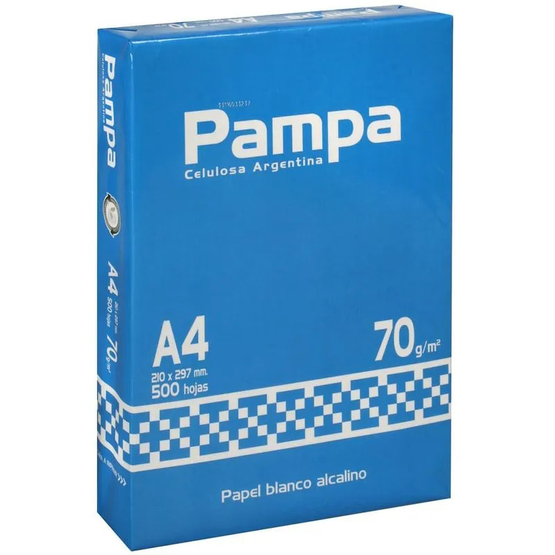 Resma de papel Pampa A4 70G