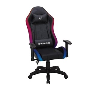 Silla Gamer ShenLong SCH-150RGB Negra - Compulider