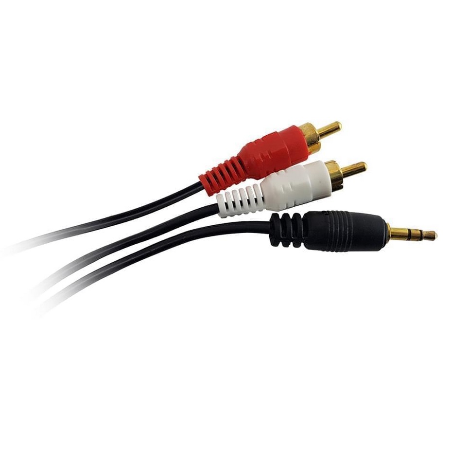 Cable Stereo Plug 3.5 a 2 RCA Nisuta NS-NSCAU35