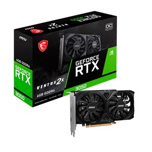 Placa de video MSI GeForce RTX3050 Ventus 2X OC 6Gb GDDR6 - Compulider